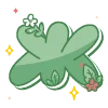 Эмодзи green cute doodle