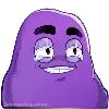 Эмодзи grimace dogechain