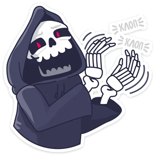 Стикер Смерть с косой