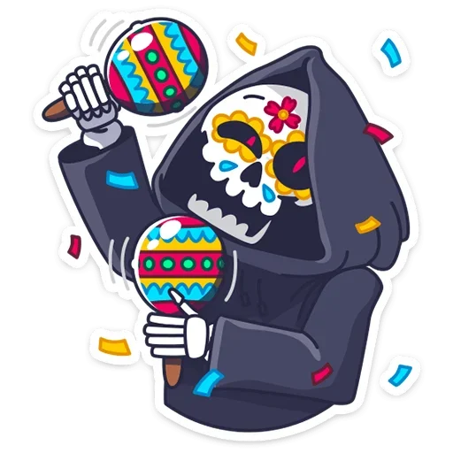 Стикер Смерть с косой