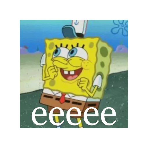 Стикер Спанч Боб