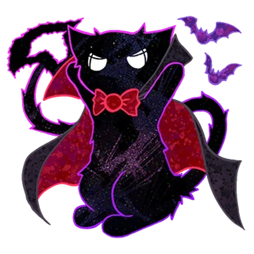 Стикер Halloween Space Cat 🎃