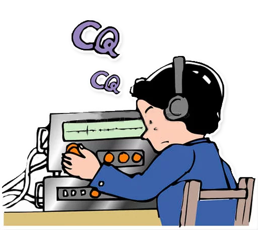 Стикер HAM RADIO stickers