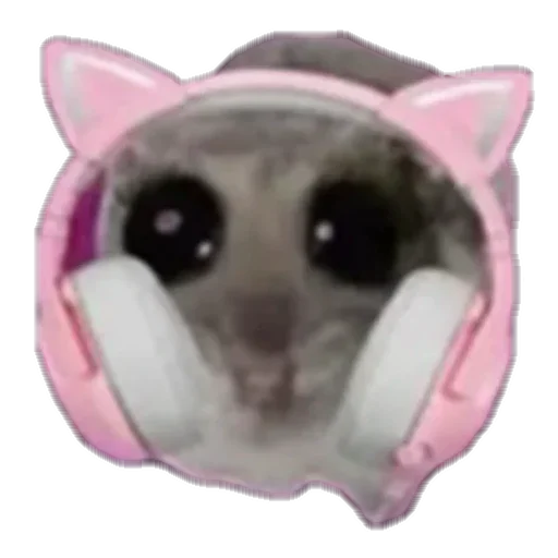 Стикер sad hamster