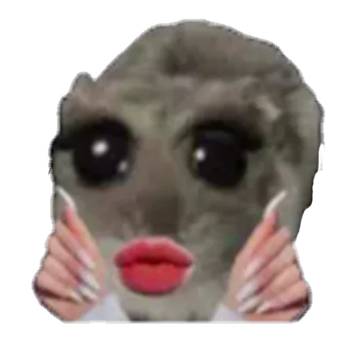Стикер sad hamster