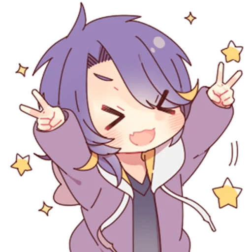 Стикер Веселый кун