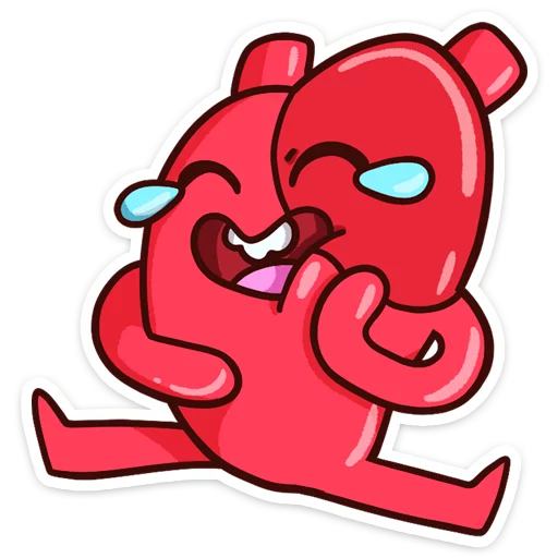 Стикер Heart and Brain