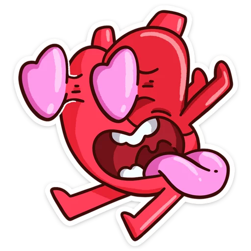 Стикер Heart and Brain