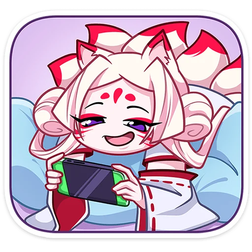 Стикер Старшая жрица Кумико