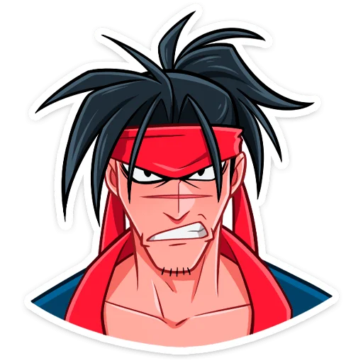 Стикер Самурай Хиро