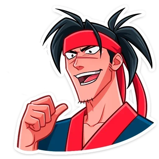 Стикер Хиро без надписей