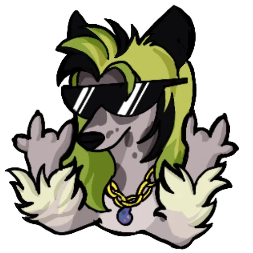 Стикер Хохлатик