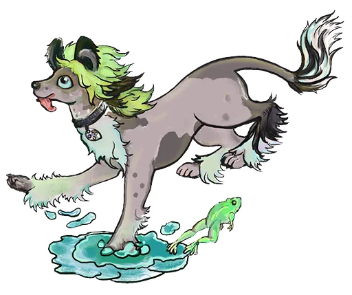 Стикер Хохлатик