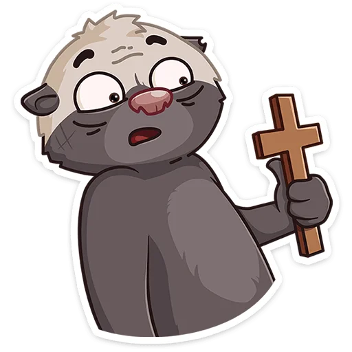 Стикер Медоед Хоня