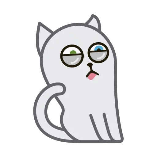 Стикер Hoover the Special Cat