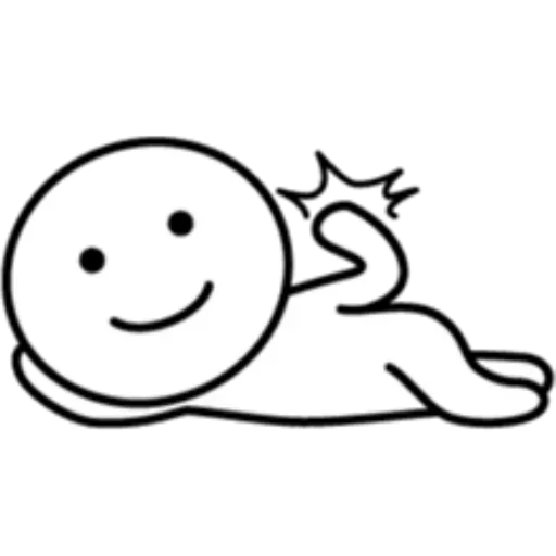 Стикер Хорошо лежу