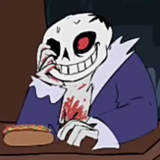 Стикер Horrortale sans