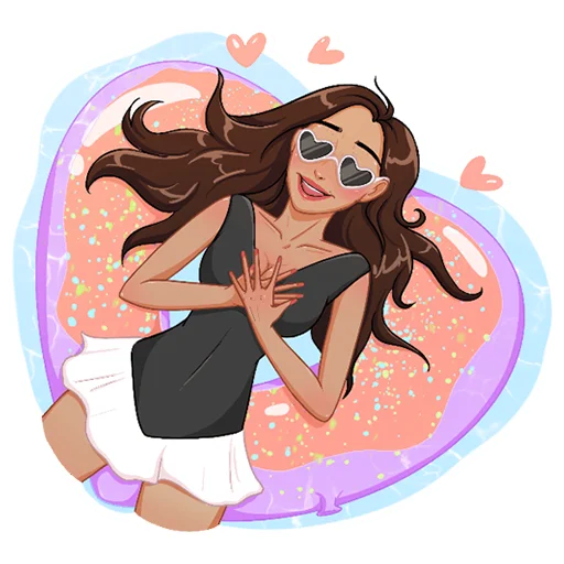 Стикер Жаркая Летта