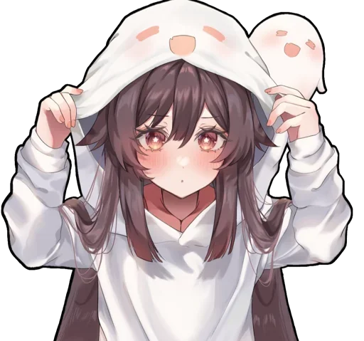 Стикер Hu Tao (genshin_impact)