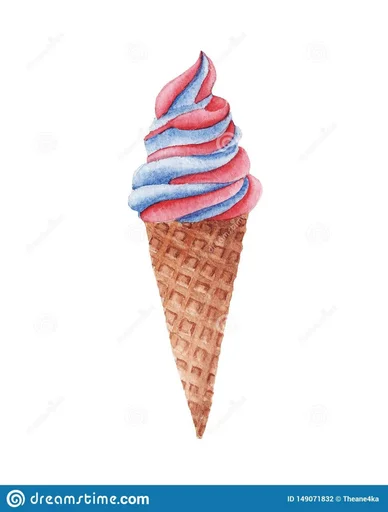 Стикер Мороженое