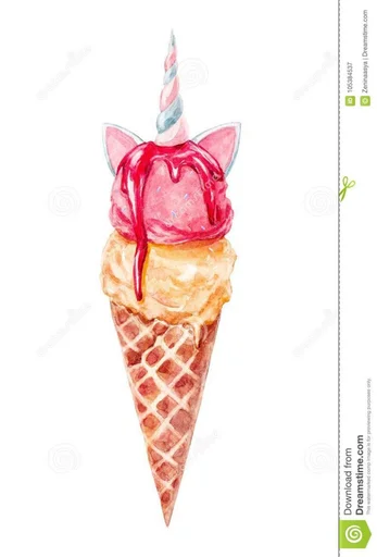 Стикер Мороженое