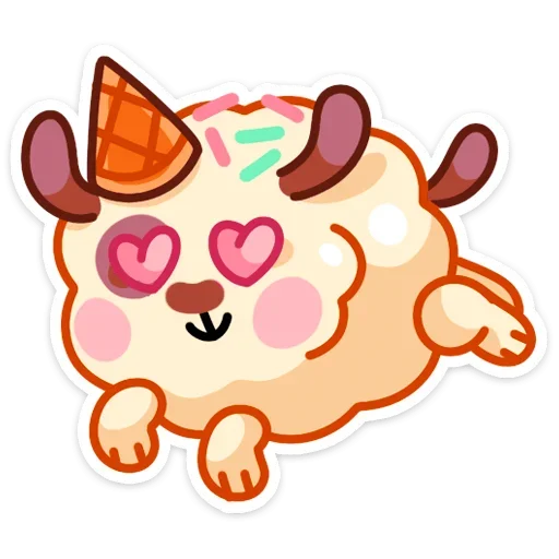 Стикер Айс и Крим