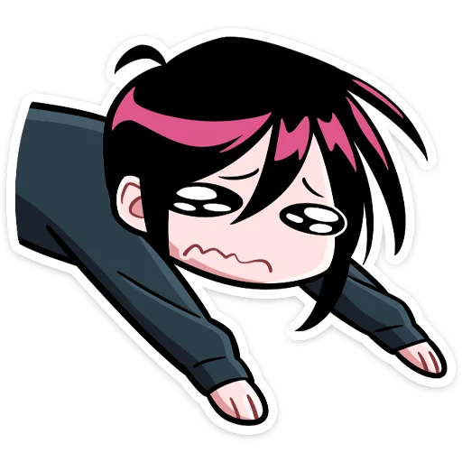 Стикер Икки и Мори