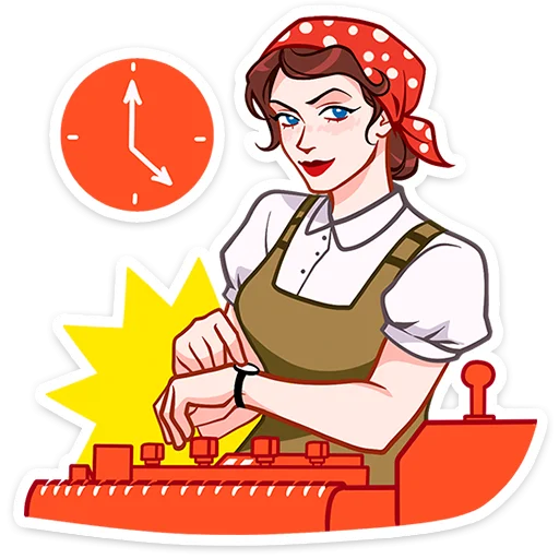 Стикер Илья и Анфиса