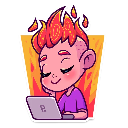 Стикер im_fine