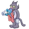 Стикер The Itchy and Scratchy