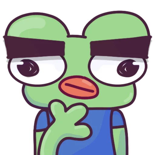 Стикер Жабка Мэл