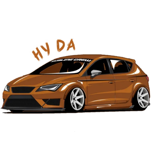 Стикер JDM Cars