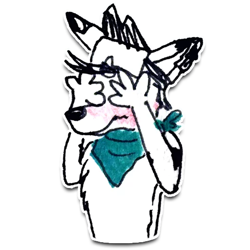 Стикер Jib Kodi Doodles