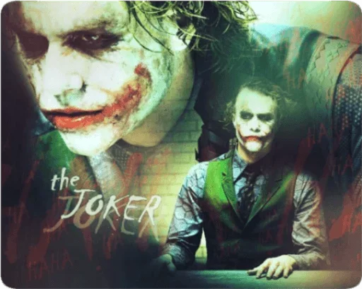 Стикер Улыбка Джокера