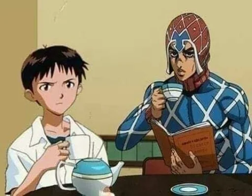 Стикер jojo bruh colllllection ssss