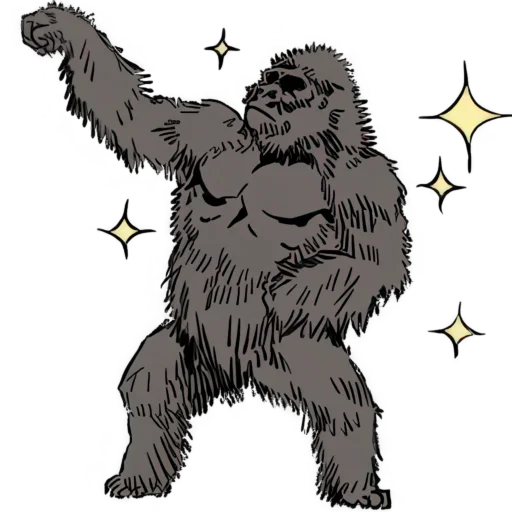 Стикер Просто Горилла