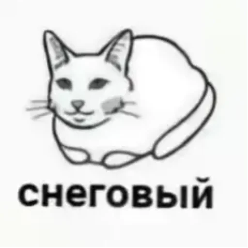 Стикер котики