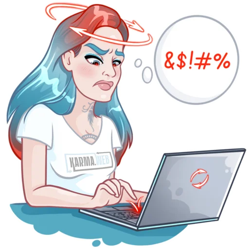 Стикер КАРМА-girl