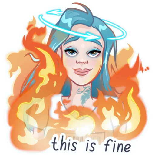 Стикер КАРМА-girl