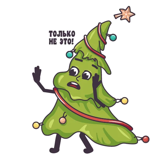 Стикер Christmas tree