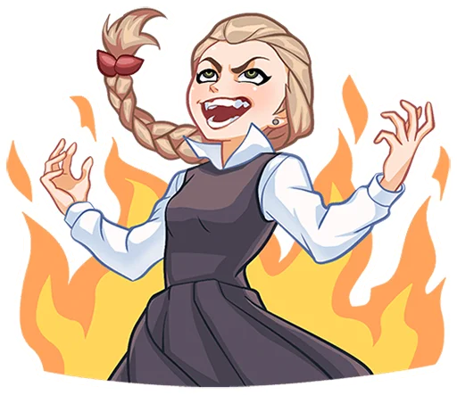 Стикер Катя без надписей