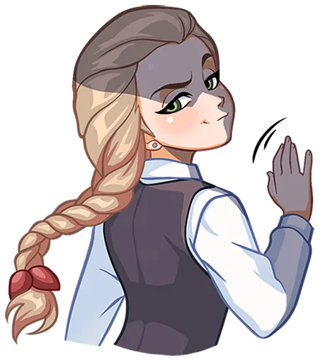 Стикер Катя без надписей