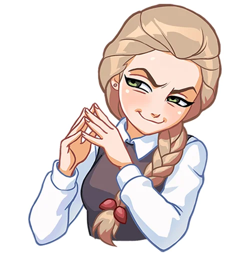 Стикер Катя без надписей