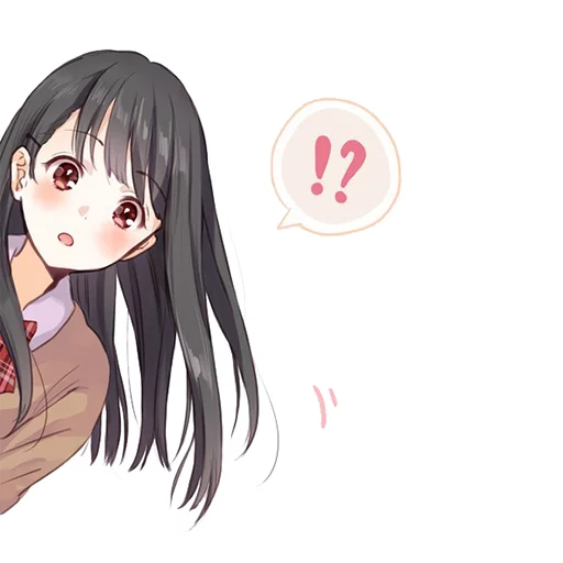 Стикер Аниме Тян