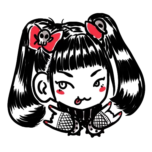 Стикер kawaiimetal