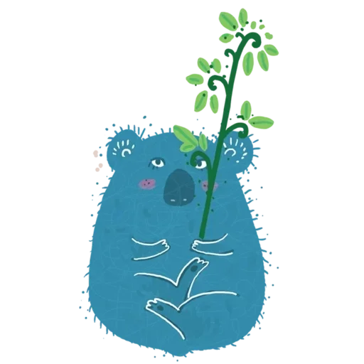 Стикер Keep calm like Koala