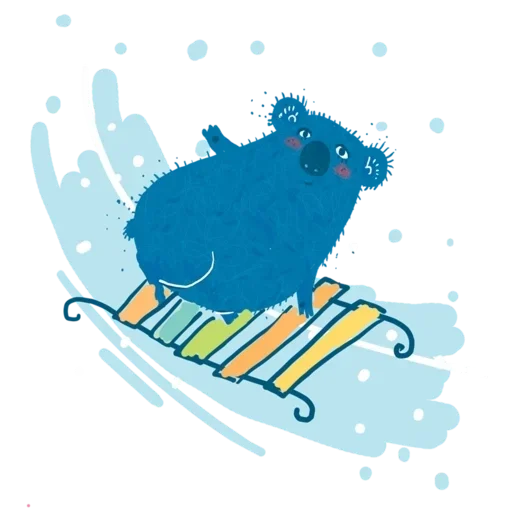 Стикер Keep calm like Koala