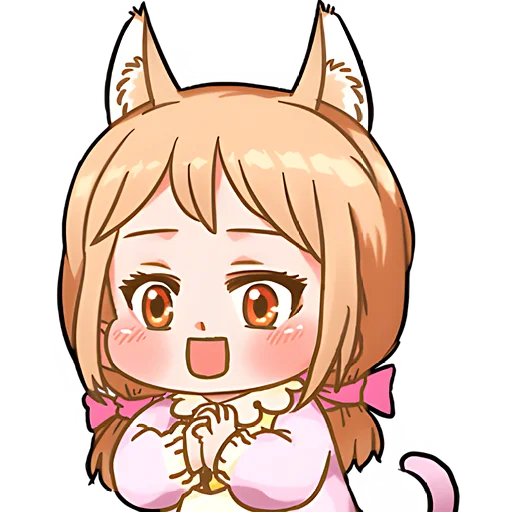 Стикер Киса тян