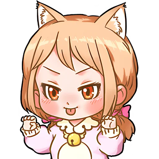 Стикер Киса тян