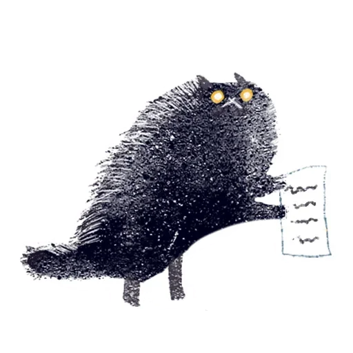 Стикер Кот Черныш